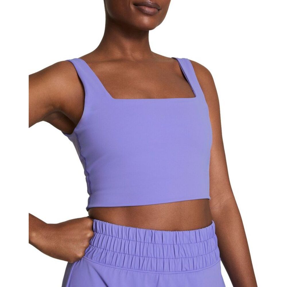 Spanx® Womens  Cropped Square Neck Shelf Tank